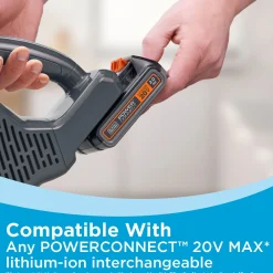POWERSERIES+™ 20V MAX* Cordless Stick Vacuum Kit, Gray & Orange