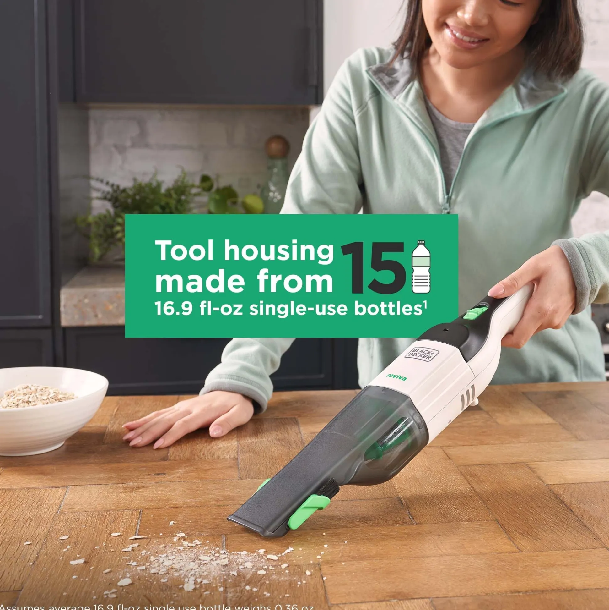 reviva™ 8V MAX* Cordless Hand Vacuum with Charger