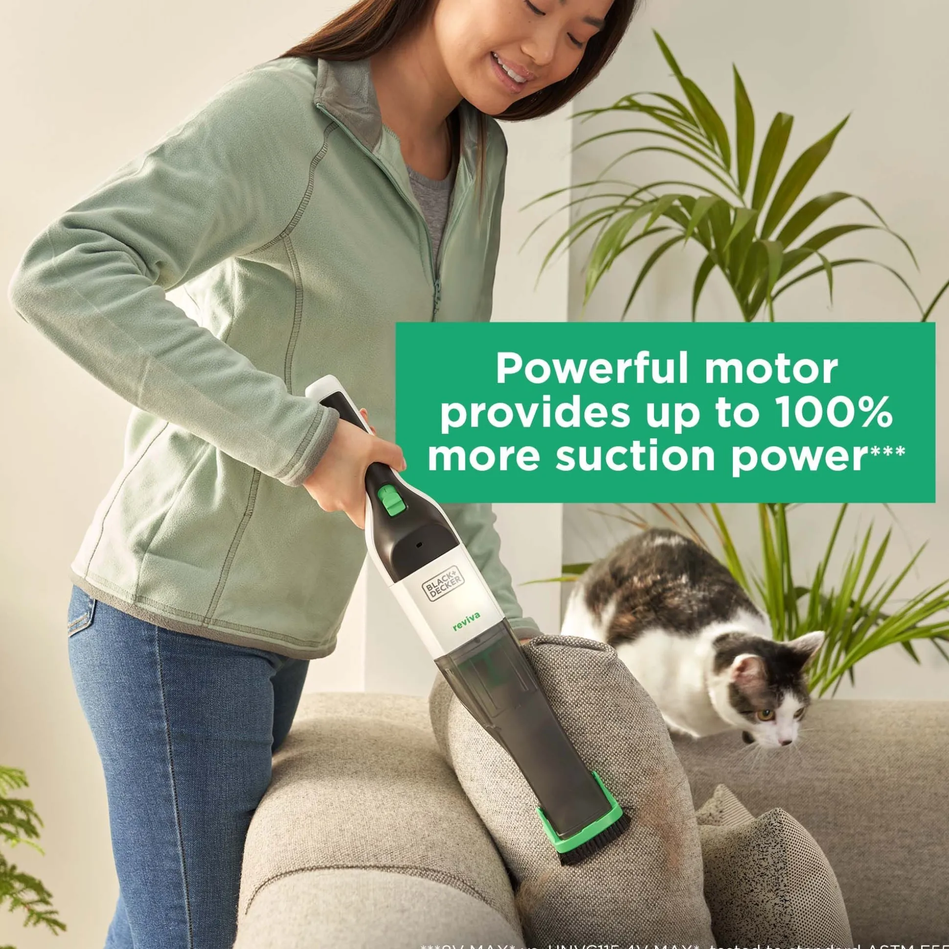 reviva™ 8V MAX* Cordless Hand Vacuum with Charger