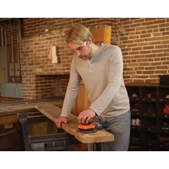 1/4 Sheet Orbital Sander with Paddle Switch Actuation, 2.0 Amp