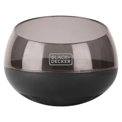 Slow Feeder Rocking Dog Bowl, One Size, Black