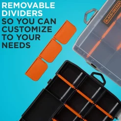 Small Parts Organizer Box With Dividers
