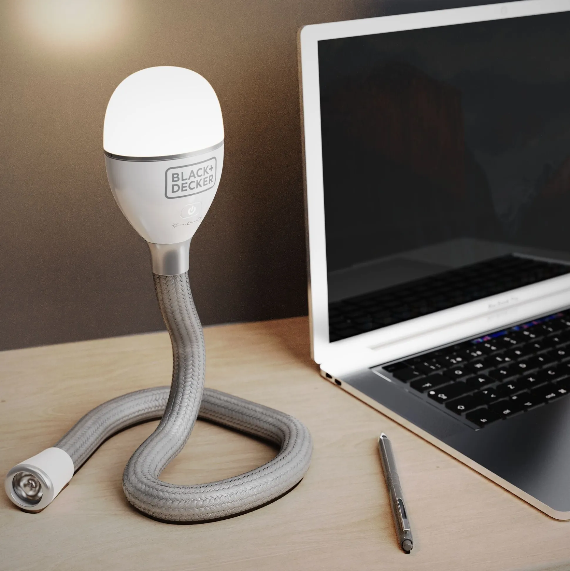 Snakelight 2 in 1 Rechargeable Light With Flexible Gooseneck
