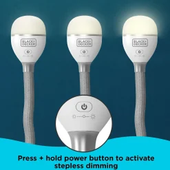Snakelight 2 in 1 Rechargeable Light With Flexible Gooseneck