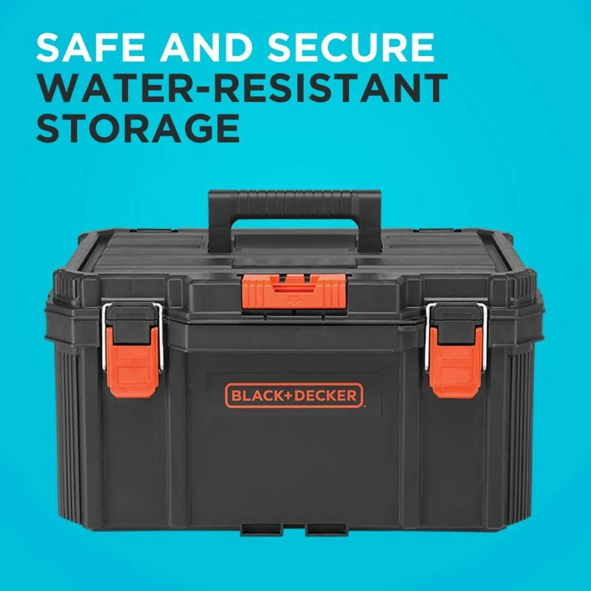 Stackable Storage System 3 Piece Set (Small, Deep Toolbox, and Rolling Tote)