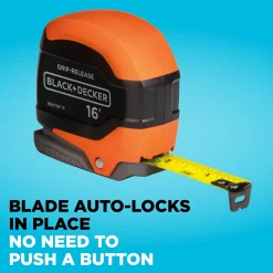 Tape Measure Bundle, Grip Release, Self Lock, 12-Foot & 16-Foot, 2-Pack
