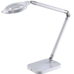 Ultra Reach Magnifier Led Desk Lamp, White