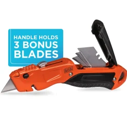 Utility Knife, Retractable, Quick Change Blade, 2-Pack