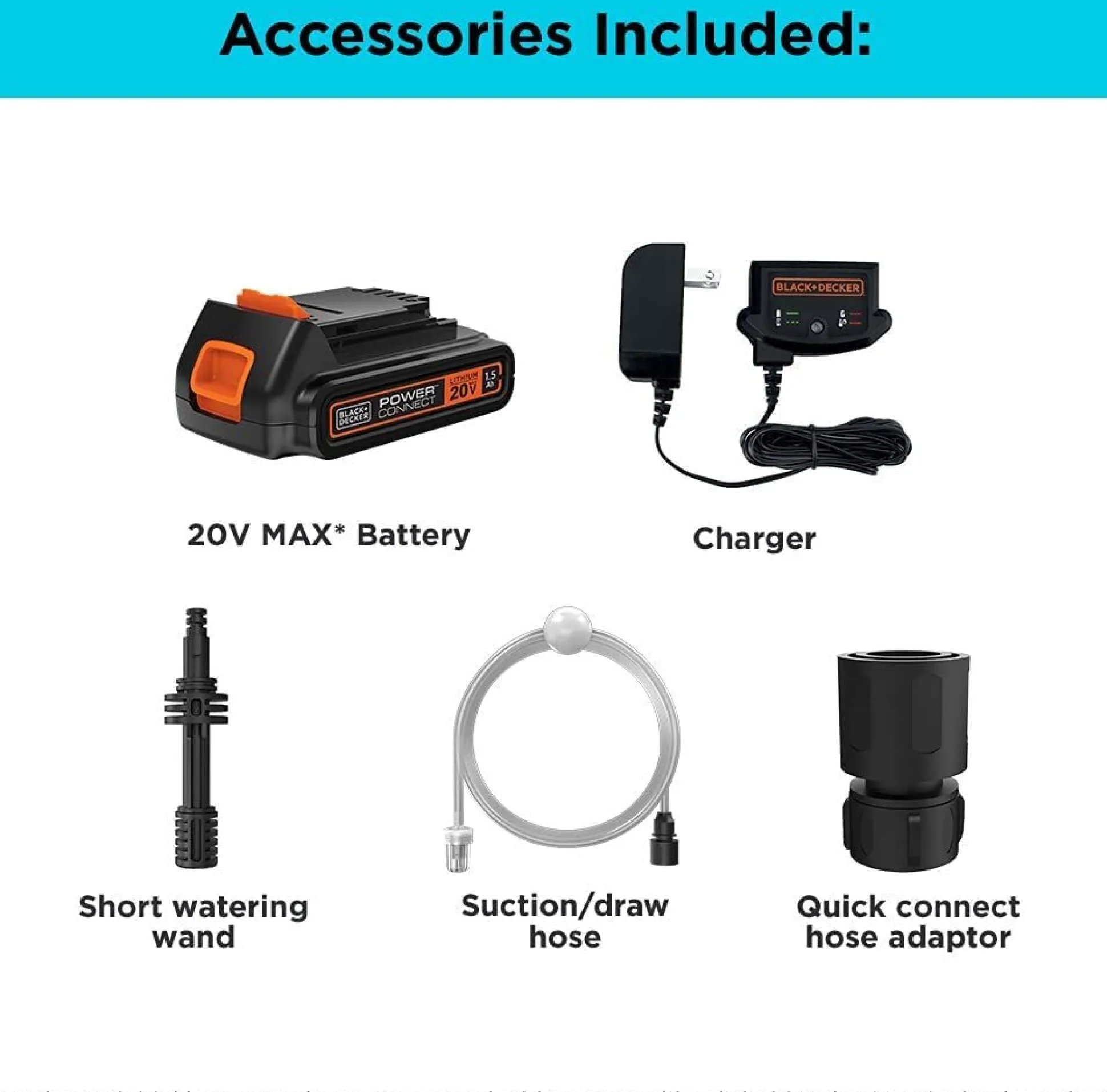 20V MAX* Cordless Power Cleaner Kit, 350 PSI, 1/2 GPM