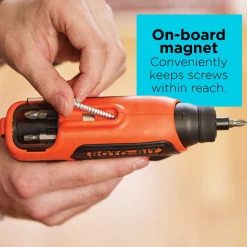 4V MAX* Cordless Screwdriver With Bit Storage