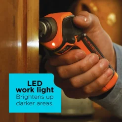 4V MAX* Cordless Screwdriver with LED Light