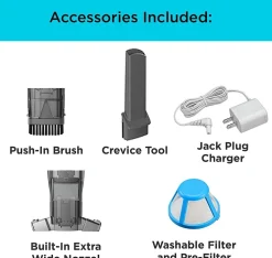 12V MAX* dustbuster® Cordless Hand Vacuum AdvancedClean™ with Charger, Filter and Brush Crevice Tool