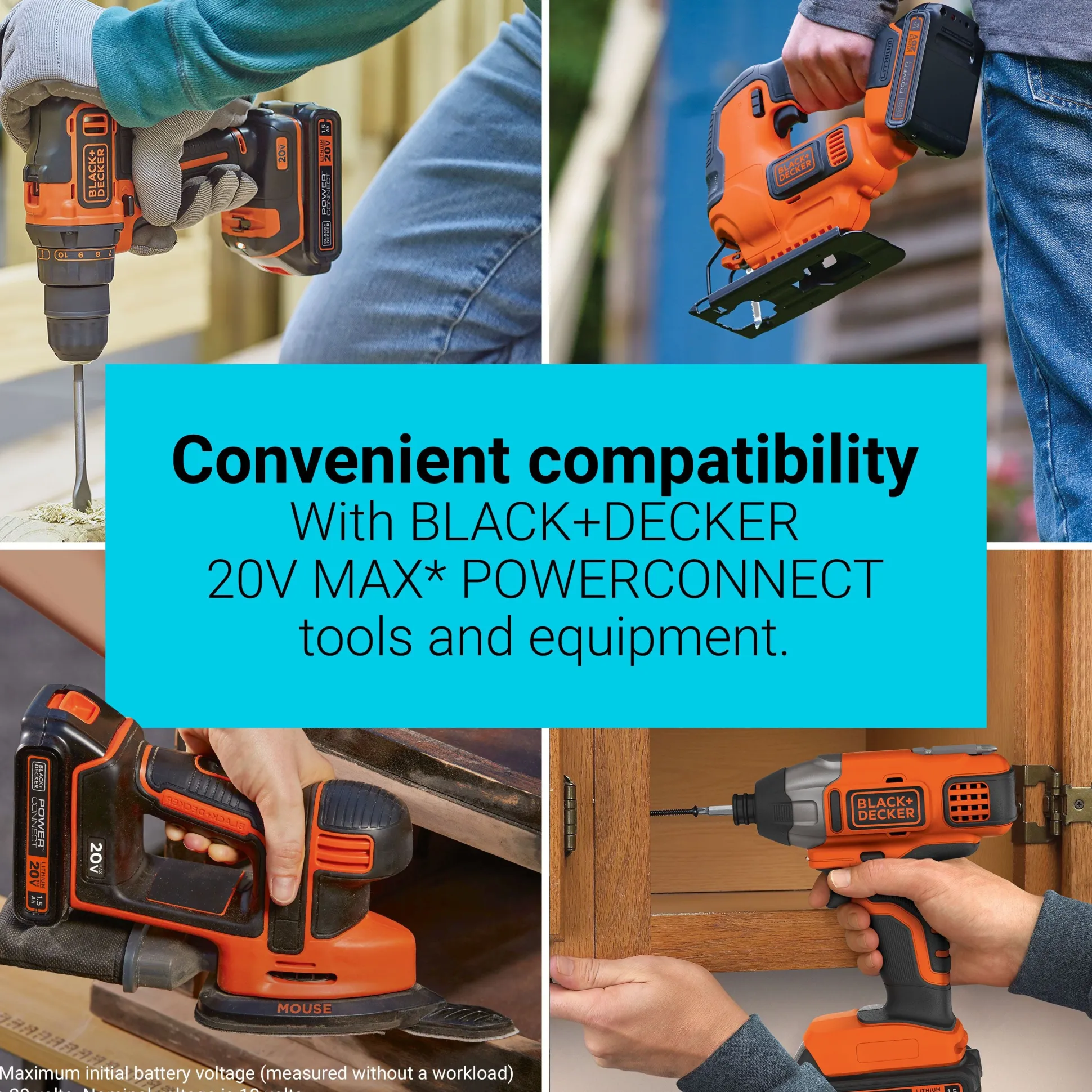 20V MAX* POWERCONNECT™ 1.5 Ah Battery 2-Pack