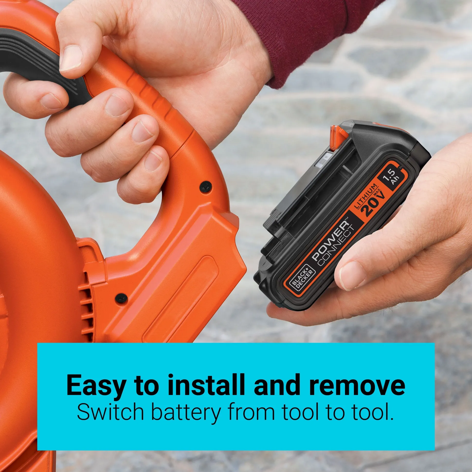 20V MAX* POWERCONNECT™ Battery, 1.5 Ah & Charger