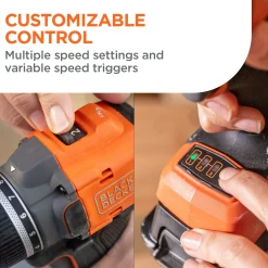 20V MAX* POWERCONNECT™ Cordless Brushless ½-in. Drill/Driver and ¼-in Hex Impact Driver Combo Kit (Battery & Charger Included)