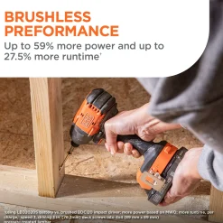 20V MAX* POWERCONNECT™ Cordless Brushless ¼-in. Hex Impact Driver Kit (Battery & Charger Included)