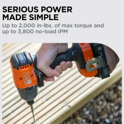 20V MAX* POWERCONNECT™ Cordless Brushless ¼-in. Hex Impact Driver Kit (Battery & Charger Included)
