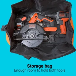 20V MAX* POWERCONNECT™ Cordless Drill/Driver and Circular Saw Combo Kit with Soft Bag, Battery and Charger Included