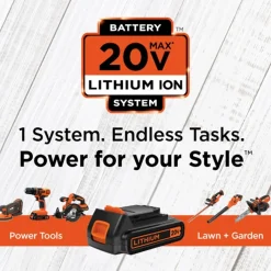 20V MAX* POWERCONNECT™ Cordless Drill/Driver 35-Piece Project Kit, Battery and Charger Included