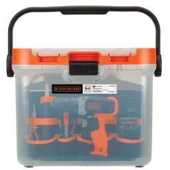 20V MAX* POWERCONNECT™ Cordless Drill with 64-Piece Home Project Kit and Tool Box, Battery and Charger Included