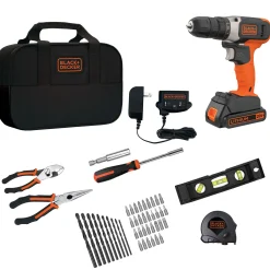 20V MAX* POWERCONNECT™ Cordless Drill With 49-Piece Home Project Kit, Battery and Charger Included