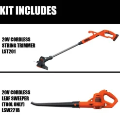 20V MAX* POWERCONNECT™ Cordless 10 Inch String Trimmer/Edger, Leaf Blower Combo Kit, Battery and Charger Included