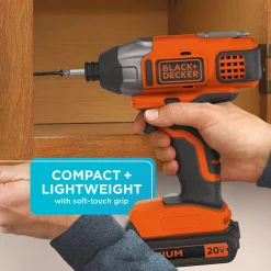 20V MAX* POWERCONNECT™ 1/4 Inch Cordless Impact Driver, Battery and Charger Included