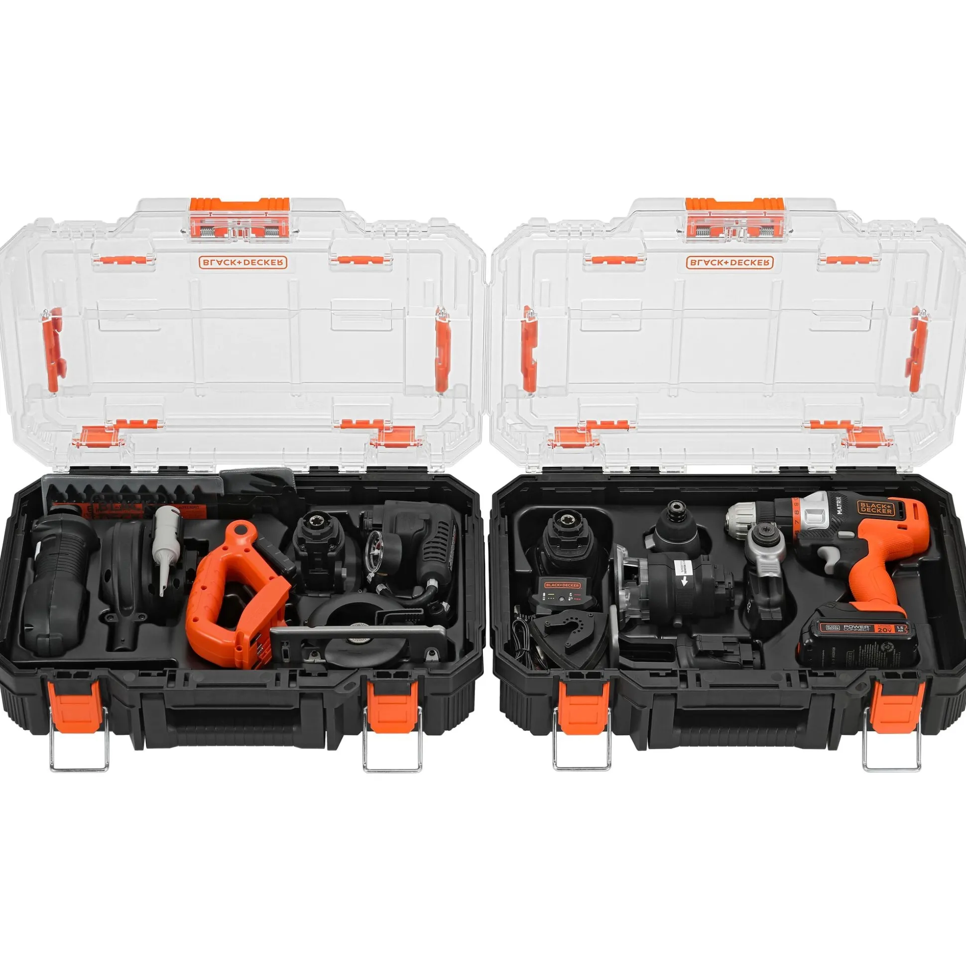 20V MAX *POWERCONNECT™ MATRIX™ Cordless Drill with 12 Attachments and Storage Case, Battery and Charger Included