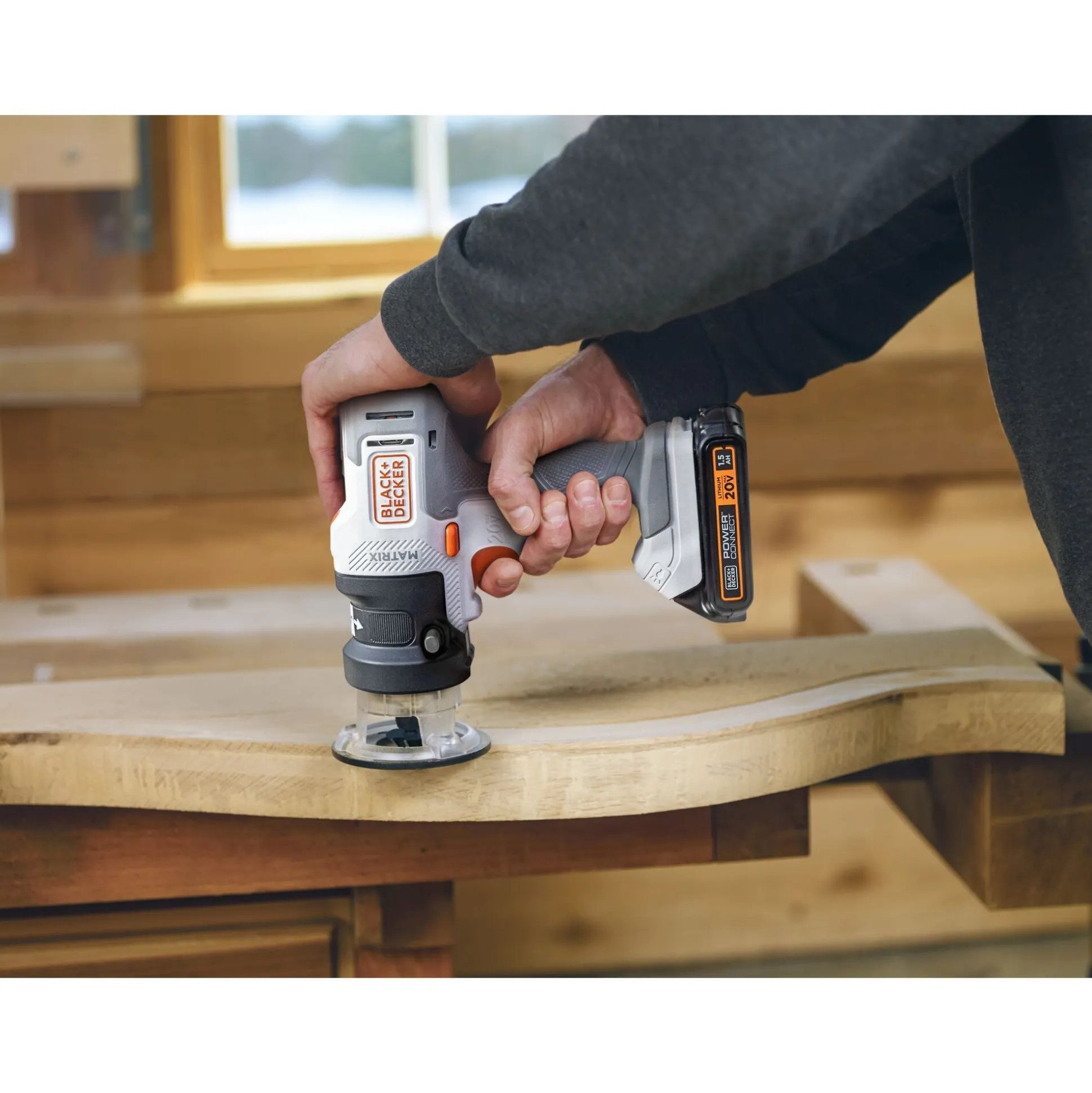 20V MAX *POWERCONNECT™ MATRIX™ Cordless Drill and 6-Piece Power Tool Combo Kit, Battery and Charger Included (White)