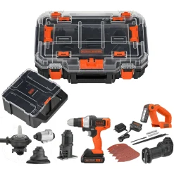 20V MAX *POWERCONNECT™ MATRIX™ Cordless Drill With 7 Attachments and Storage Case, Battery and Charger Included
