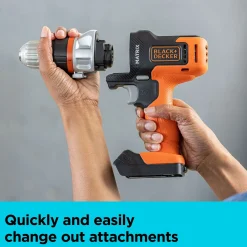 20V MAX *POWERCONNECT™ MATRIX™ Cordless Drill with 10 Attachments and Strorage Case, Battery and Charger Included
