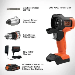 20V MAX* POWERCONNECT™ MATRIX™ Cordless Drill/Driver and Impact Driver Combo Kit, Battery and Charger Included
