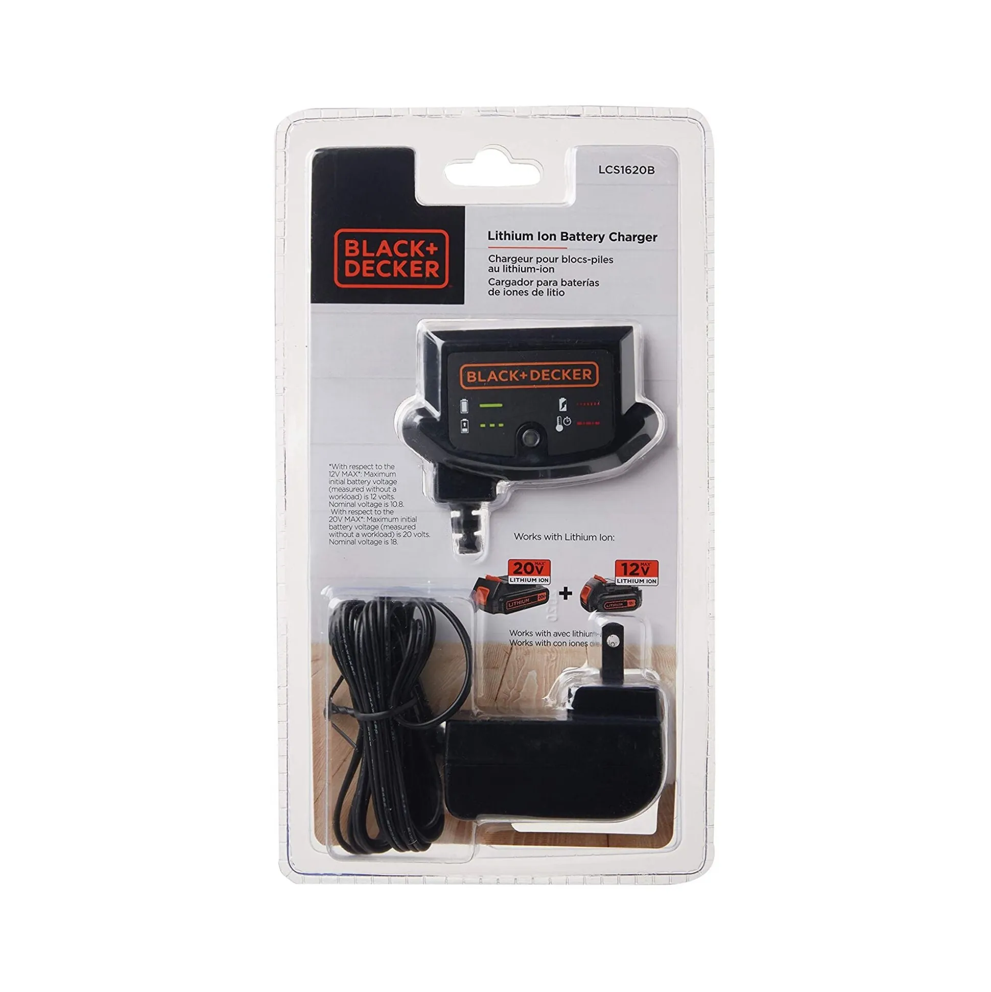12V MAX*/20V MAX* Lithium Ion Battery Charger
