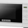1000 Watt 1.1 Cubic Feet Countertop Table Microwave Oven, White