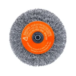 Wire Wheel, 1/4-Inch Crimped, Coarse Shank, 3-Inch